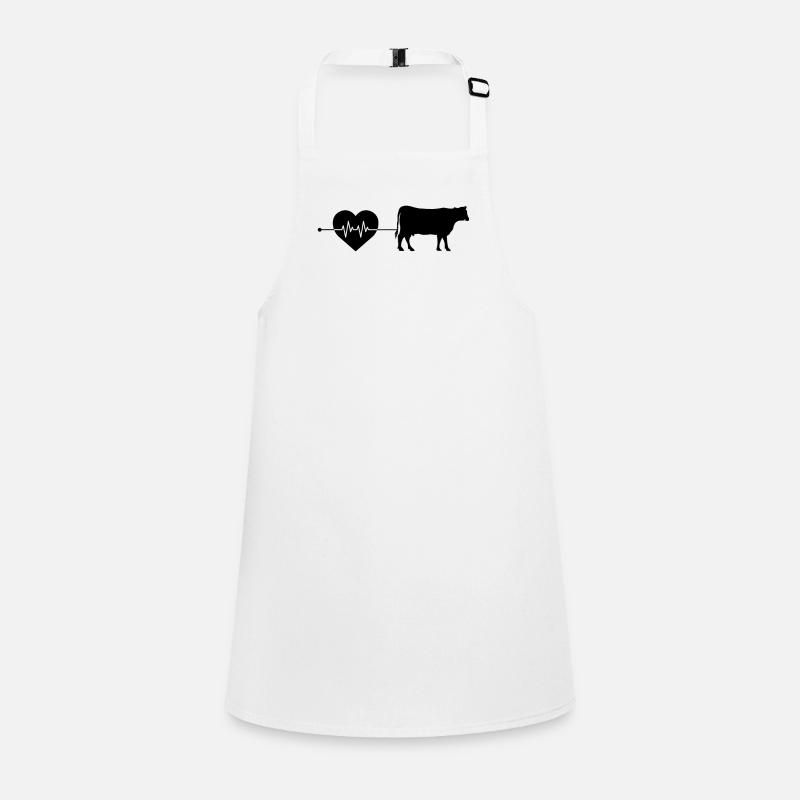Cow Beef Heartbeat Children's Apron