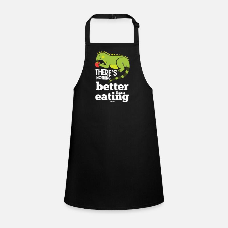 hungry iguana Children's Apron