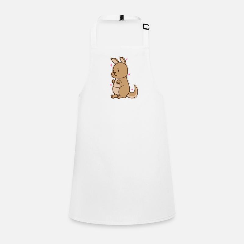 Kangaroo in Love Australia Outback Children's Apron