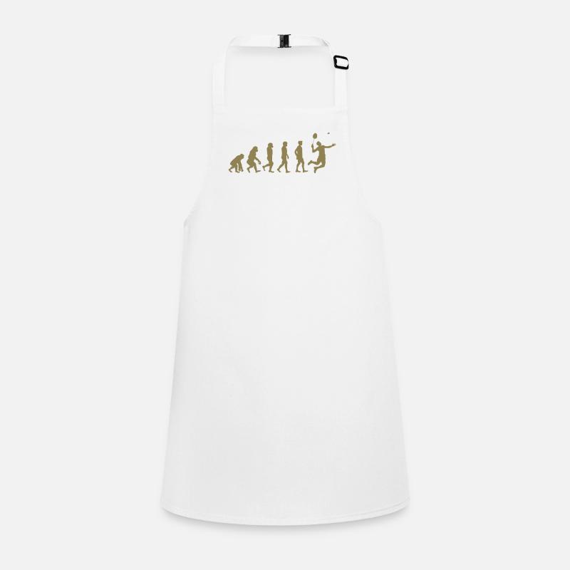 Badminton Evolution Geschenk Schürze für Kinder