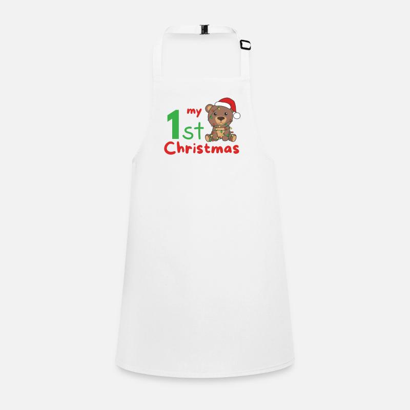 Bear Christmas Bears my 1st Christmas Children's Apron