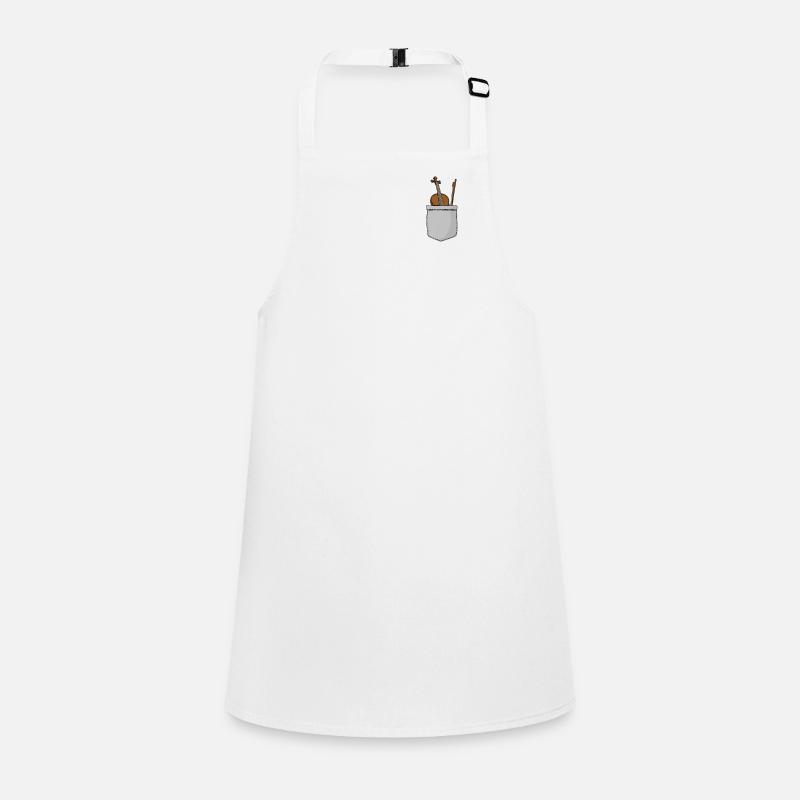 Violon Violoniste Poche Tablier Enfant