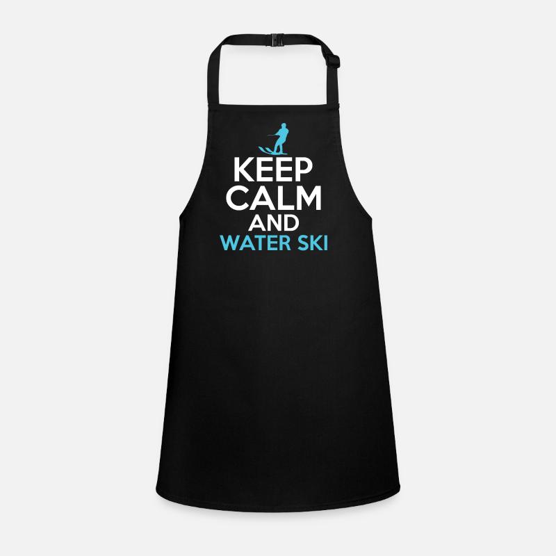 Stay calm and water ski Children's Apron