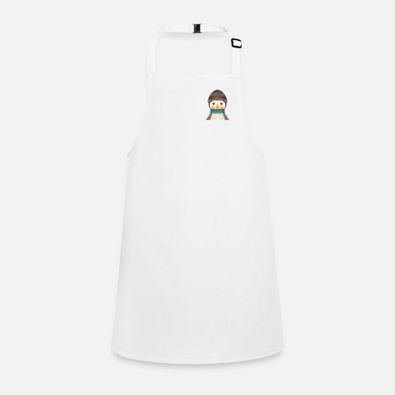 Penguin breast pocket Children's Apron