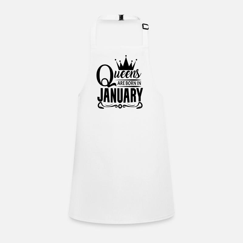 Mois de naissance Janvier Tablier Enfant