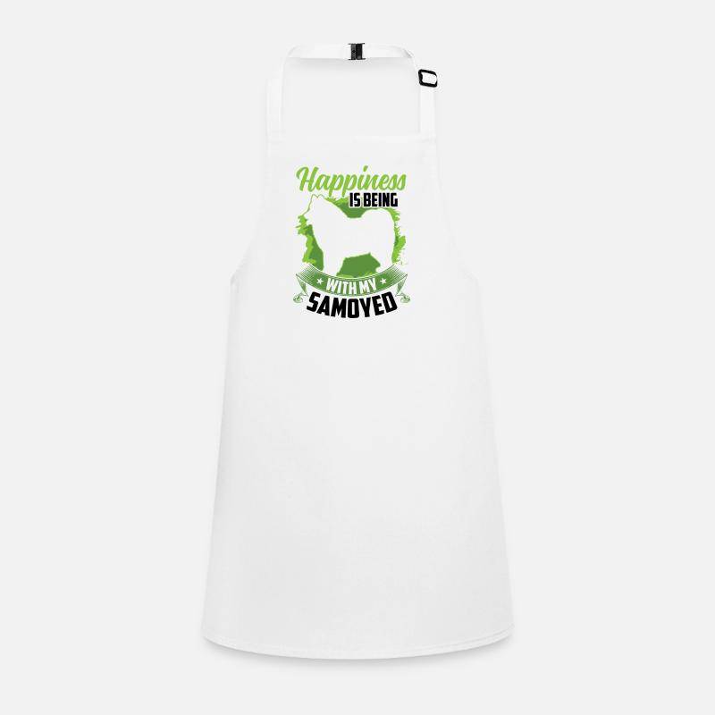 Samoyed is happy to be Samoyedenspitz Children's Apron
