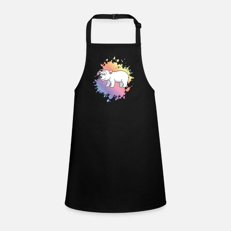 Polar Bear Comic Animal Children's Apron