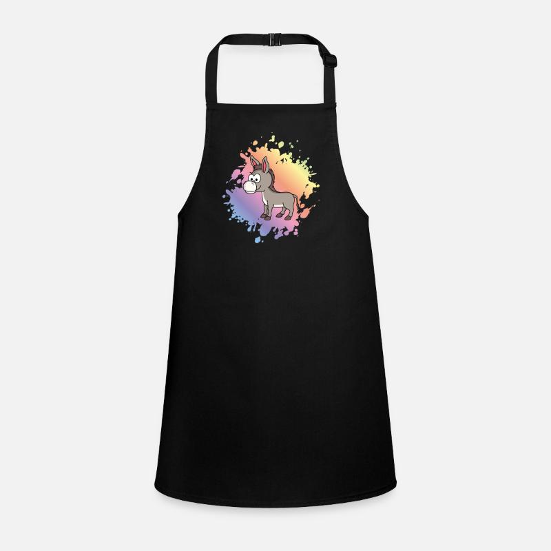 Donkey Comic Animal Children's Apron