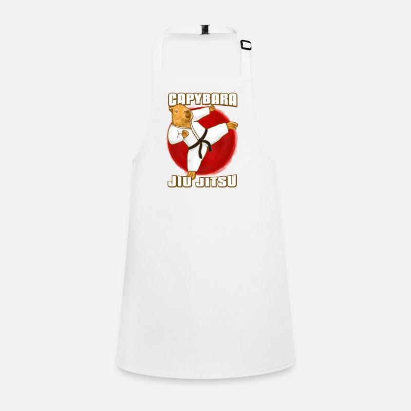 Capybara with Jiu Jitsu GI Children's Apron