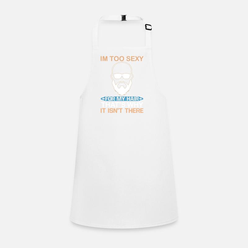 Haarausfall Glatze Schürze für Kinder