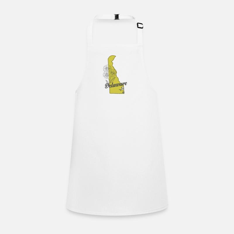 Delaware Map US State USA America Children's Apron