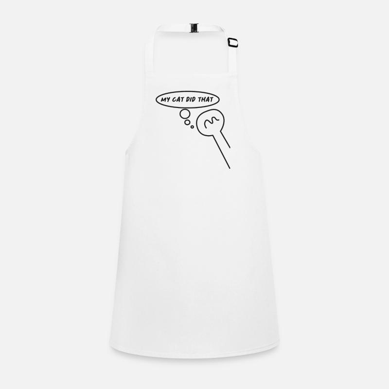 my cat did that Children's Apron