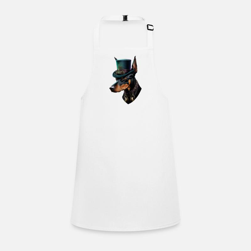 Chien Doberman Pinscher motif de chien Tablier Enfant