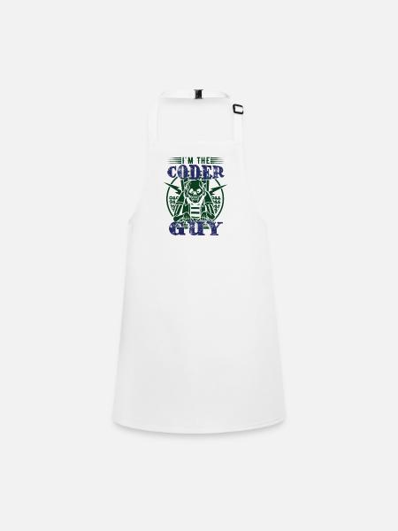 I'm The Coder Guy - Children's Apron - white - Front