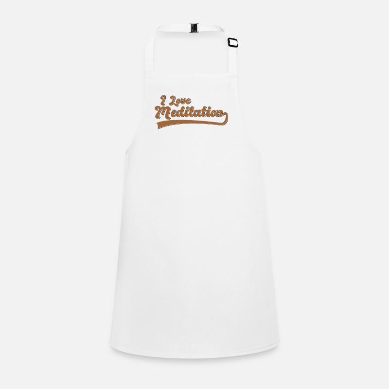 I love meditation Children's Apron