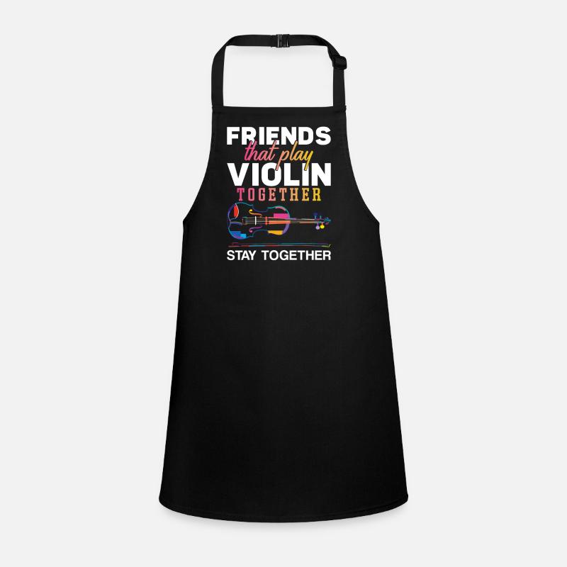 Violon Violoniste Besties Buddies Tablier Enfant