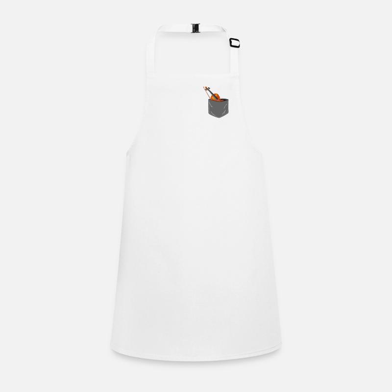 Violin Violinist Pocket Schürze für Kinder