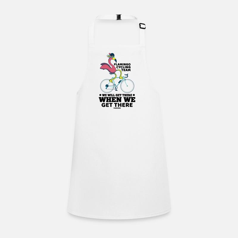 Flamingo Cycling Team We Will Get There Children's Apron