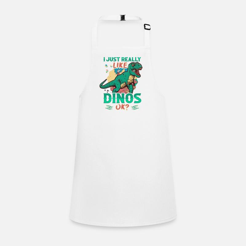 I like dinosaurs. Children's Apron