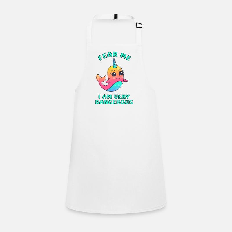 mignon bébé baleine narval licorne kawaii Tablier Enfant