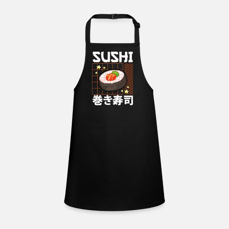 Sushi ästhetischer Stil Schürze für Kinder