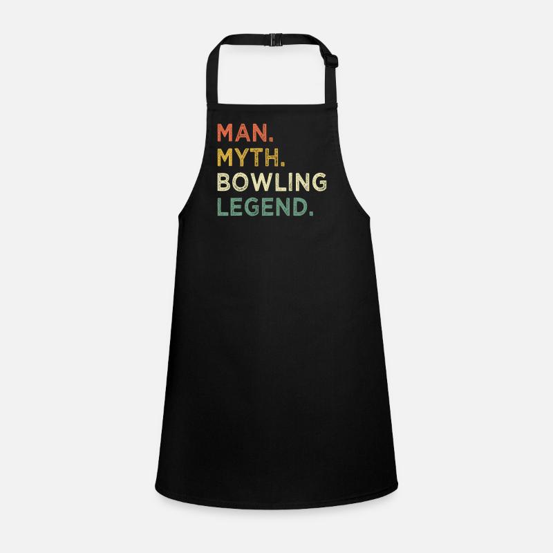 Bowling Cone Spareball Pins Ball Strike Children's Apron