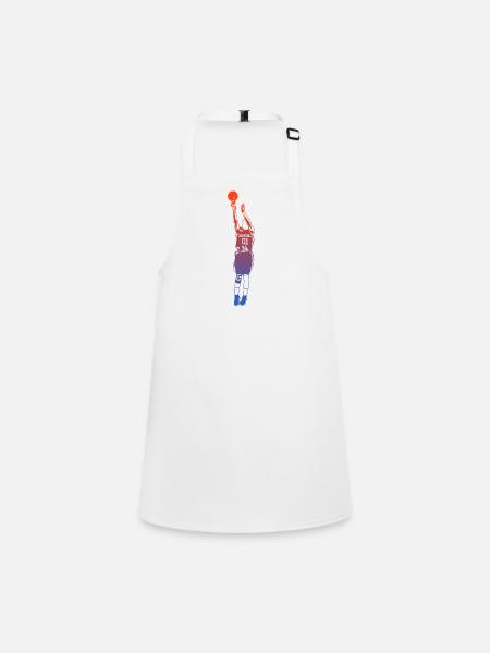 Basketball Dunk - Children's Apron - white - Front