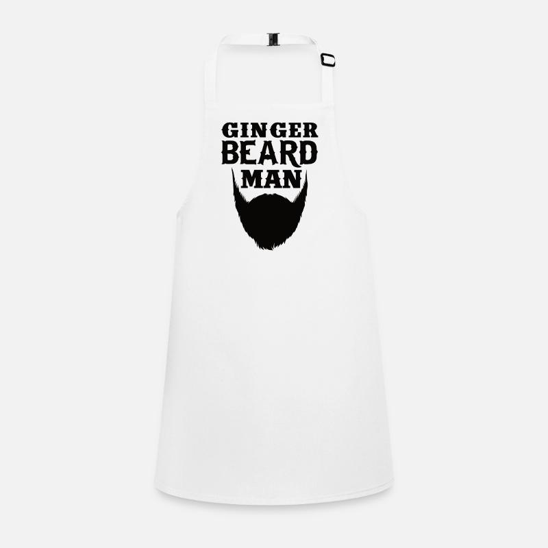 Full Beard Beard Bearer Red Beard Hair Redhead Children's Apron