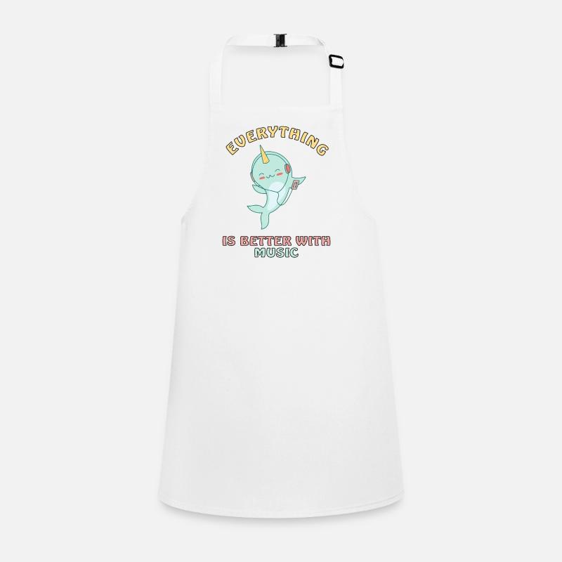 Narwhal Toothed Whale Dolphin Children's Apron