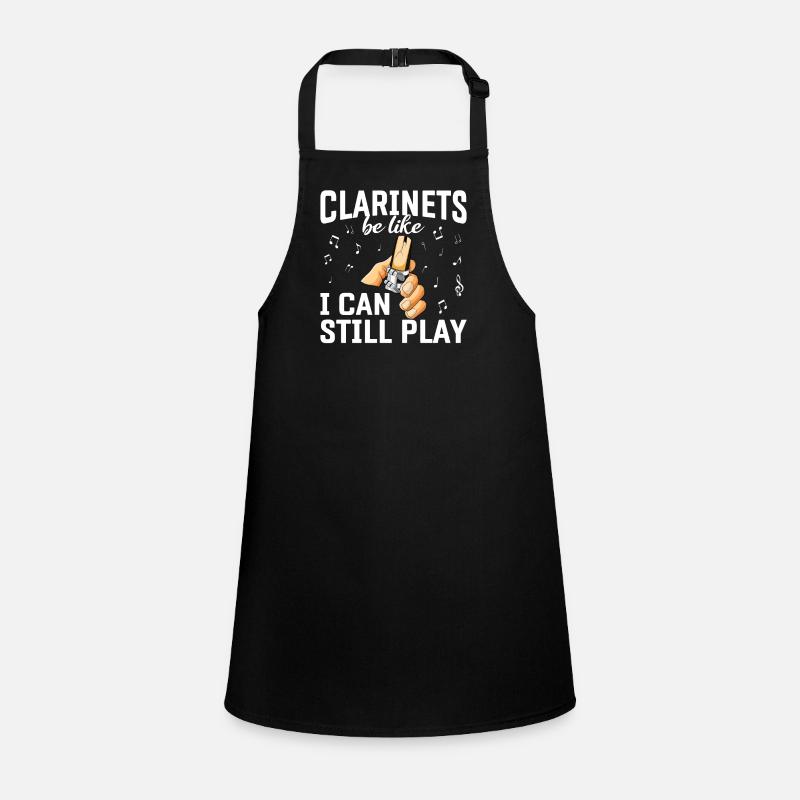 Clarinet Player Orchestra Musicians Children's Apron