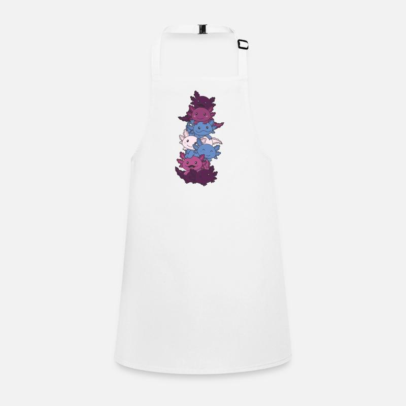 Non Conforming Flag Pride LGBTQ Axolotl Children's Apron