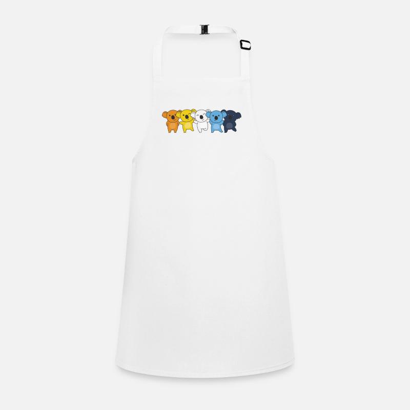 Aroace Flag Pride LGBTQ Cute Koala Children's Apron