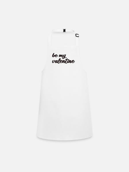 Valentine's Day Saying - Children's Apron - white - Front