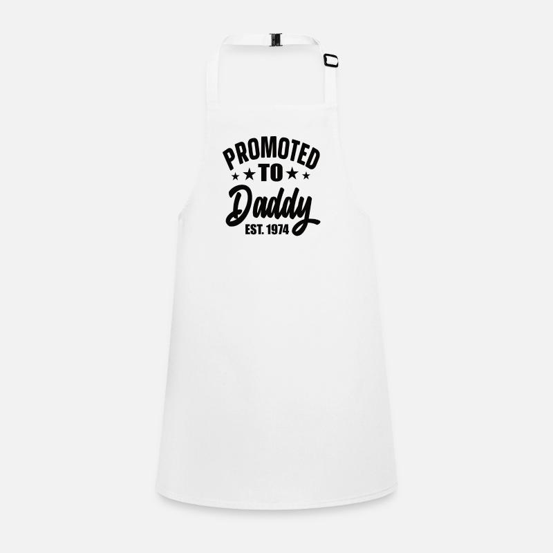Promoted To Daddy Est 1974 Children's Apron
