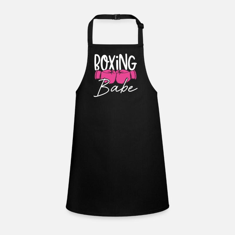 Boxing babe Children's Apron