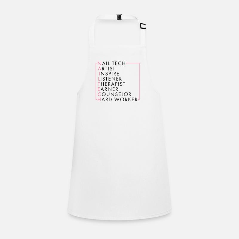 Nail technician Manicurist Polish nail art Children's Apron