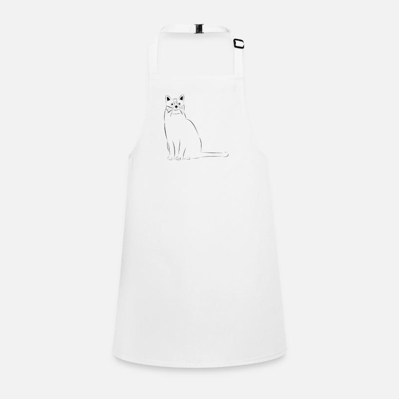 Cat drawn Children's Apron