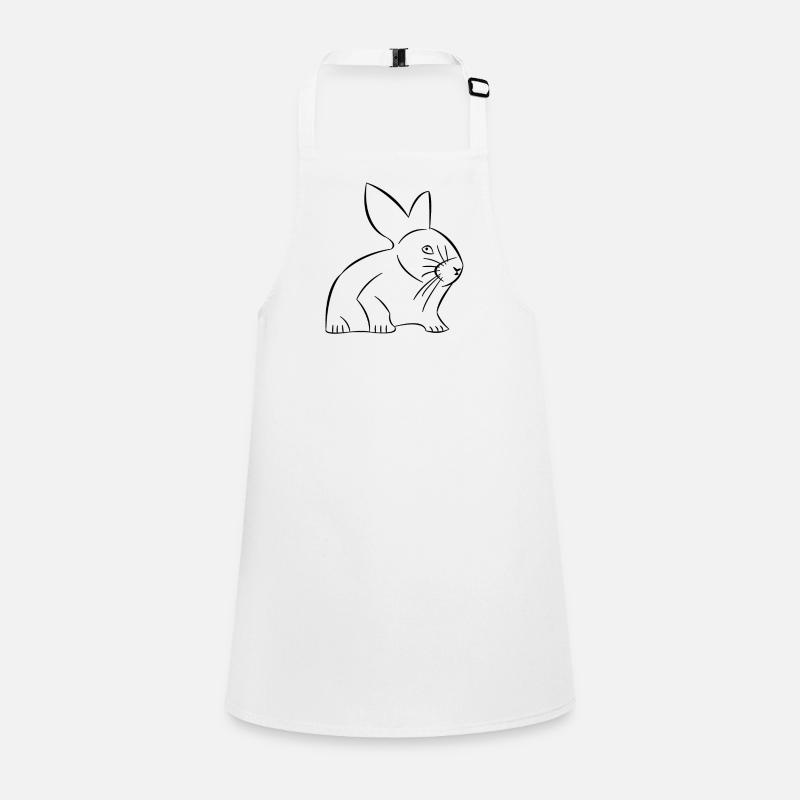 Lapin dessiné Tablier Enfant