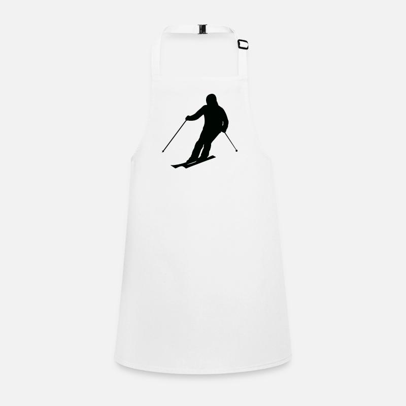Skier Silhouette Children's Apron