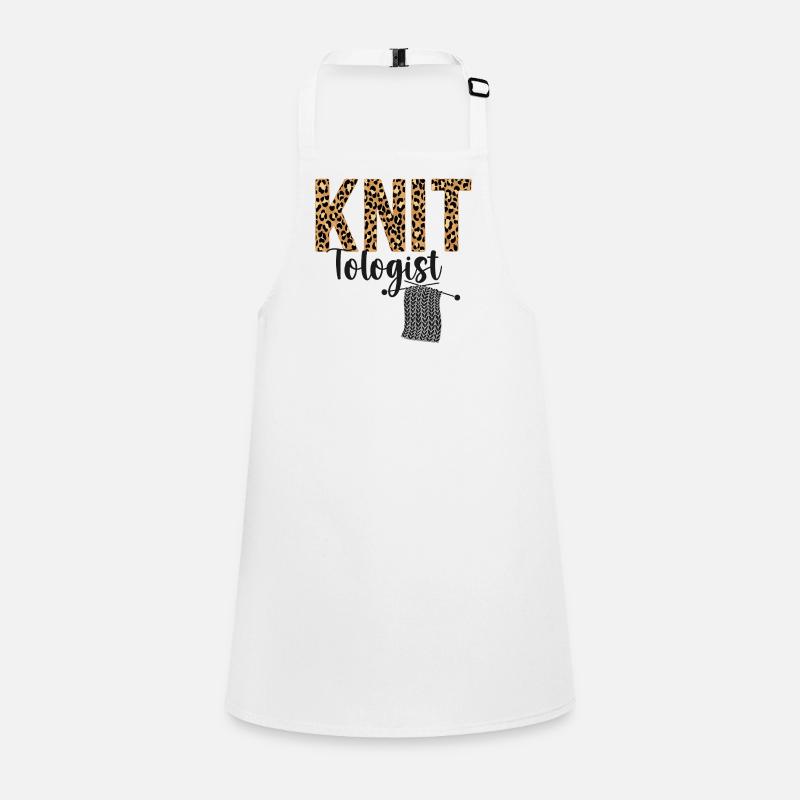 Knitting Wrinkled Leopard Cheetah Children's Apron