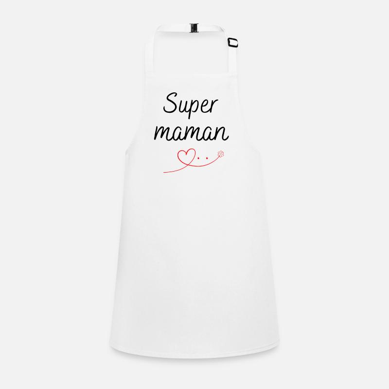 super maman - idée cadeau pour maman Tablier Enfant