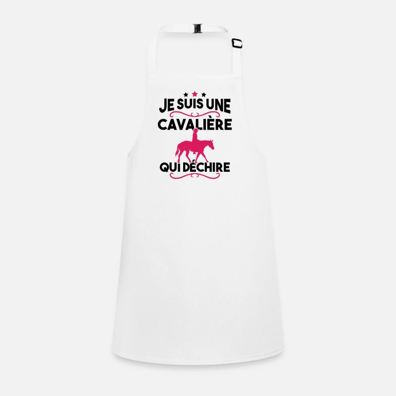 Je suis une cavalière qui déchire Tablier Enfant