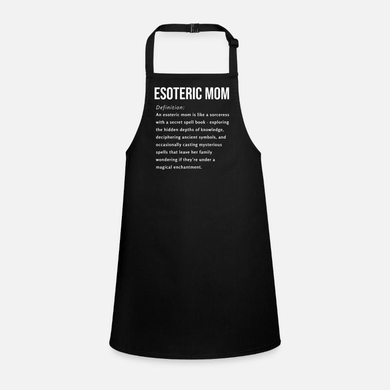 Esoteric Mom Saying English Children's Apron