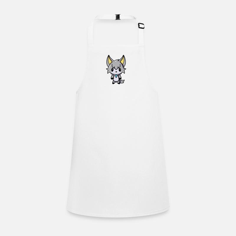 Wolf Wolfshund Vampir Emo Schürze für Kinder