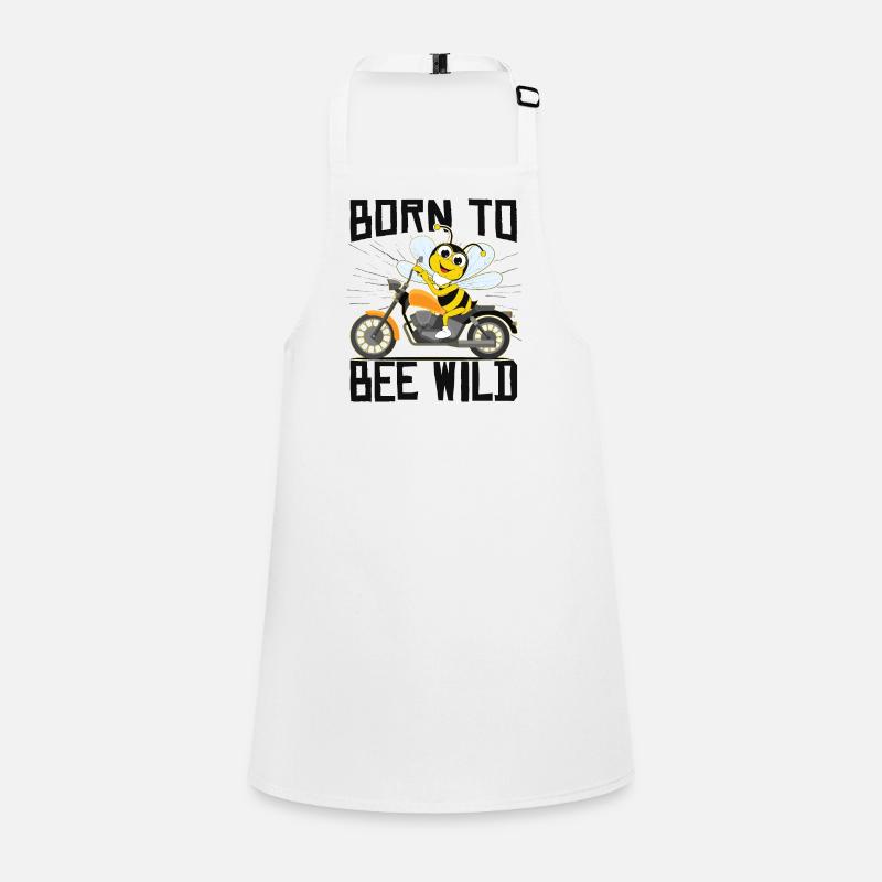 Born To Bee Wild Schürze für Kinder