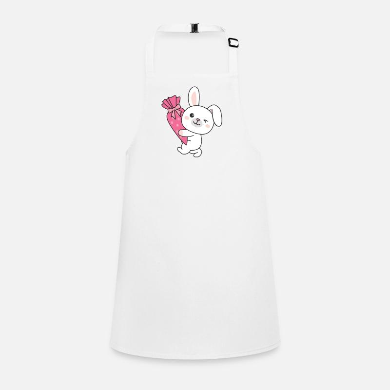 bye bye kindergarten hello school rabbit Children's Apron