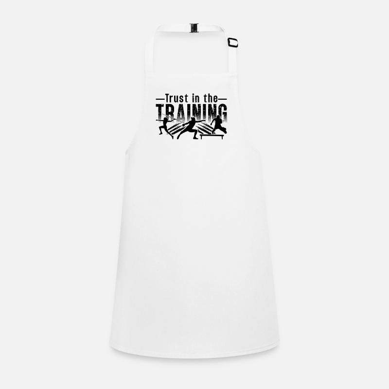 Trust In The Training Athletic Running Sprinter Children's Apron