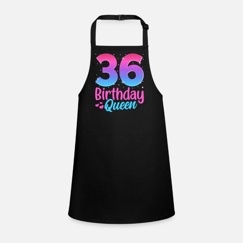 Birthday Queen 36 Geburtstag Children's Apron