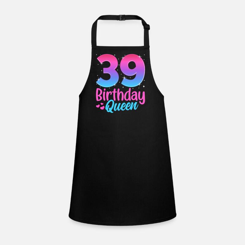 Birthday Queen 39 Geburtstag Children's Apron