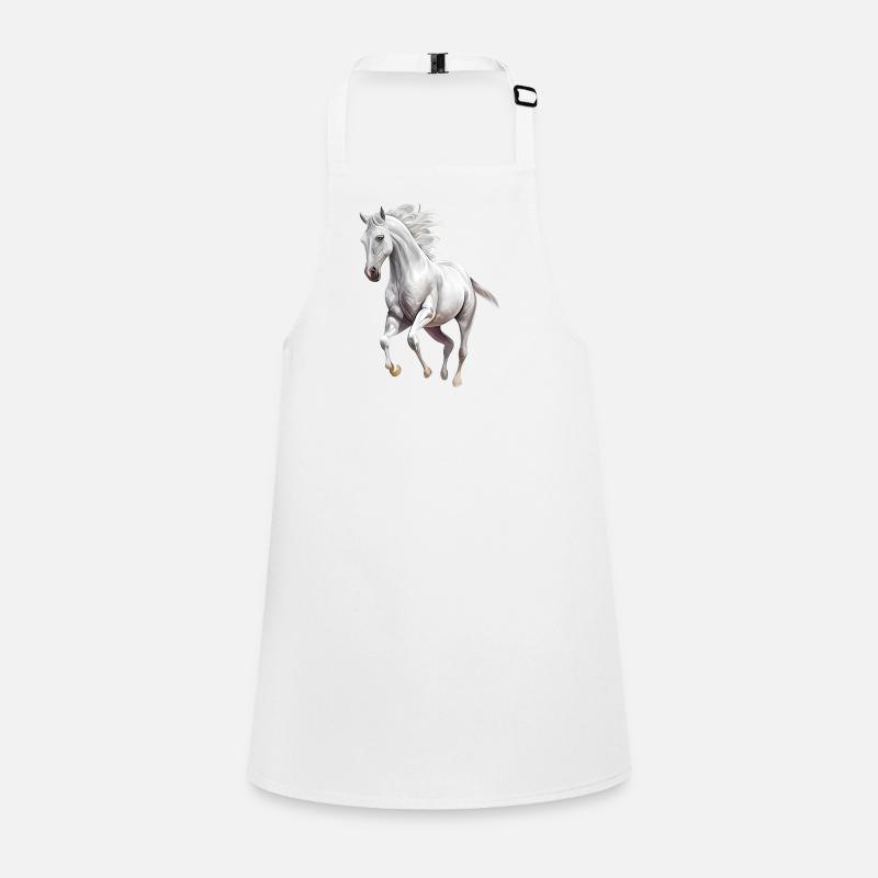 Cheval blanc Tablier Enfant